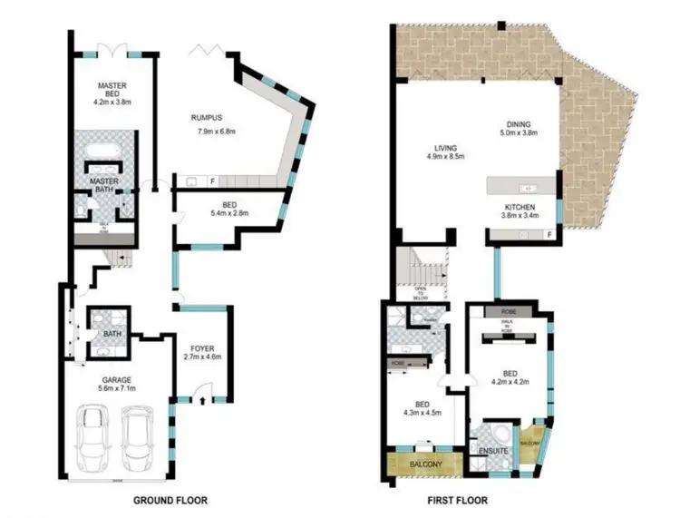Floorplan of Homely house listing, 6 Beachfront Close, Sapphire Beach NSW 2450