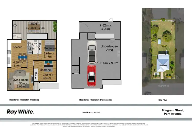 Floorplan of Homely house listing, 8 Ingram Street, Park Avenue QLD 4701