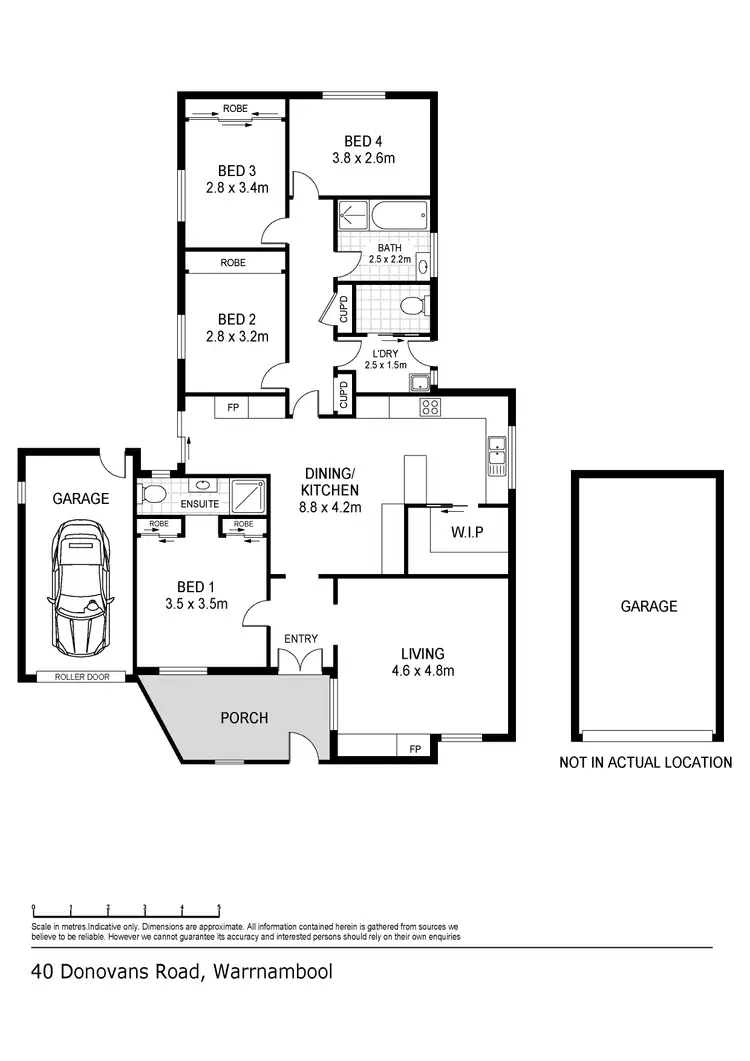 Floorplan of Homely house listing, 40 Donovans Road, Warrnambool VIC 3280
