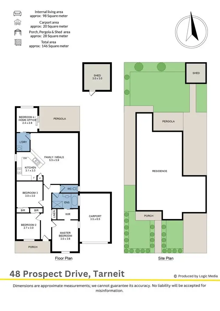 Floorplan of Homely house listing, 48 Prospect Drive, Tarneit VIC 3029