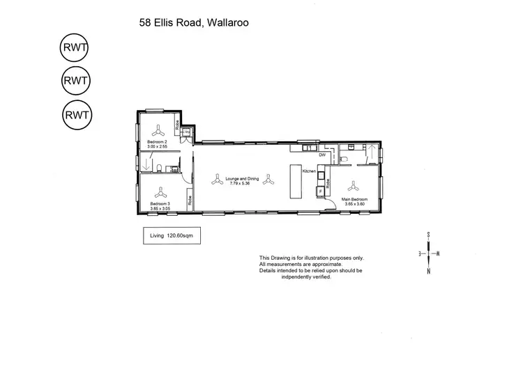 Floorplan of Homely house listing, 58 Ellis Road, Wallaroo SA 5556
