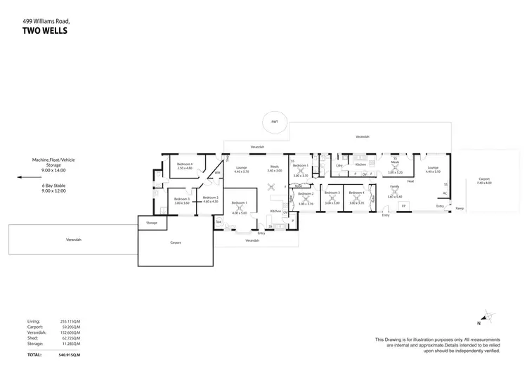 Floorplan of Homely house listing, 499 Williams Road, Two Wells SA 5501