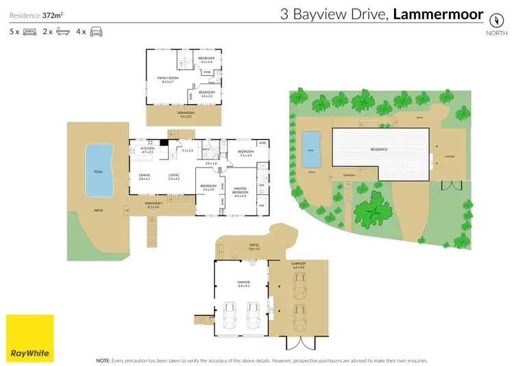 Floorplan of Homely house listing, 3 Bayview Drive, Lammermoor QLD 4703