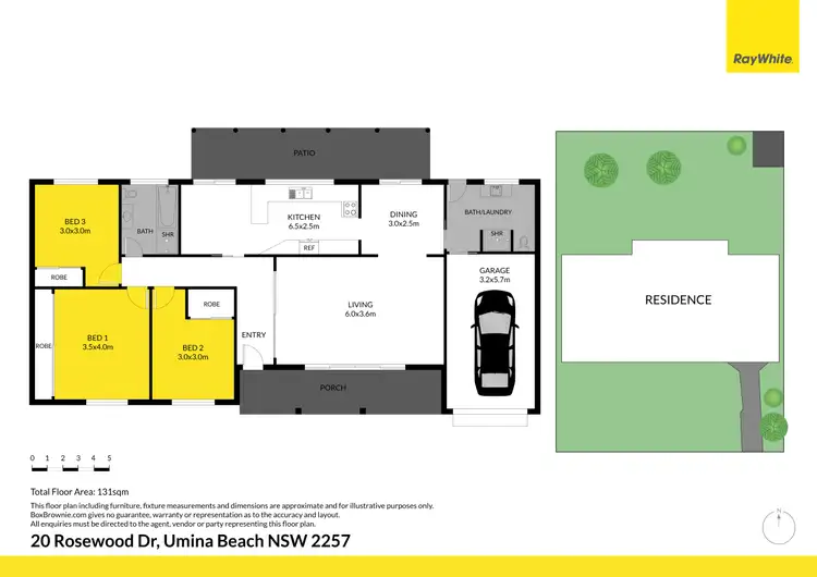 Floorplan of Homely house listing, 20 Rosewood Drive, Umina Beach NSW 2257