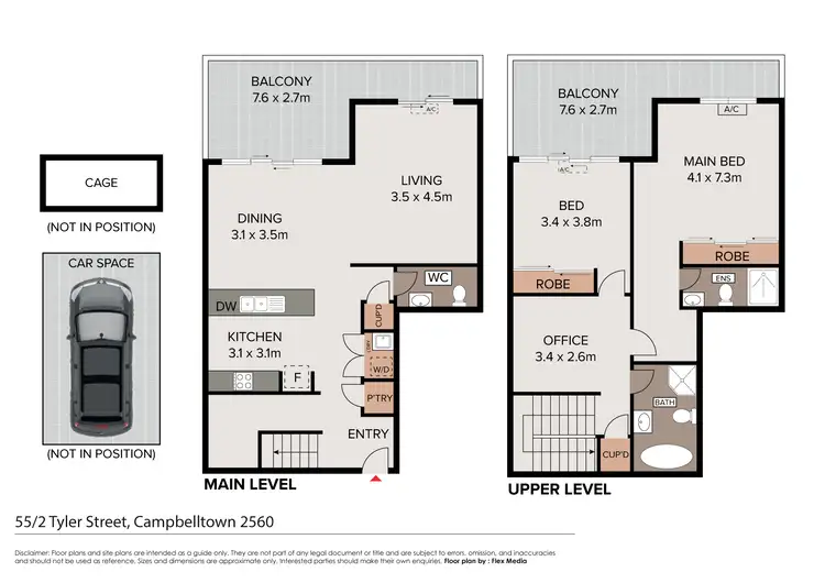 Floorplan of Homely unit listing, 55/2-10 Tyler Street, Campbelltown NSW 2560