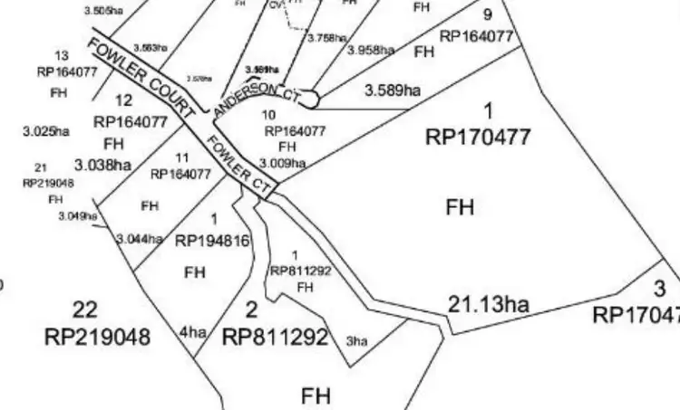 Floorplan of Homely land listing, 69 Fowler Court, Bonogin QLD 4213