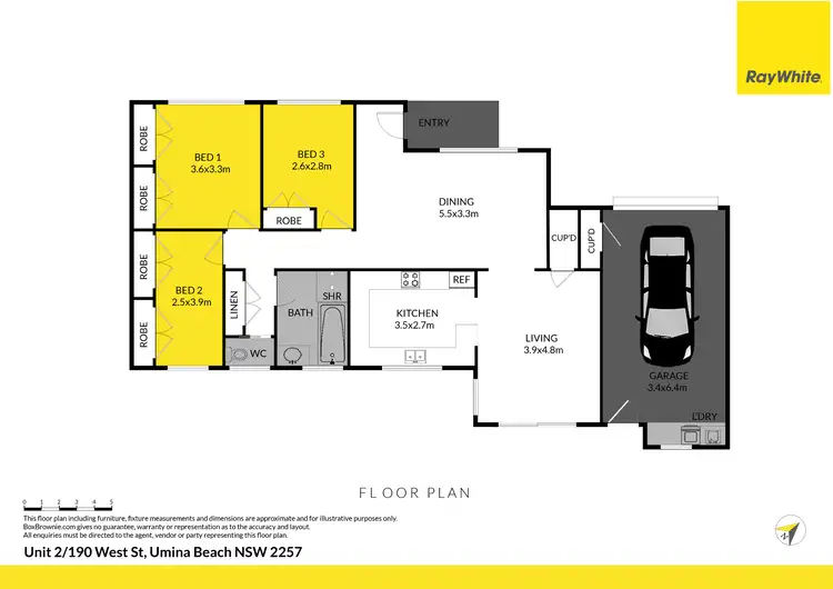Floorplan of Homely villa listing, 2/190 West Street, Umina Beach NSW 2257