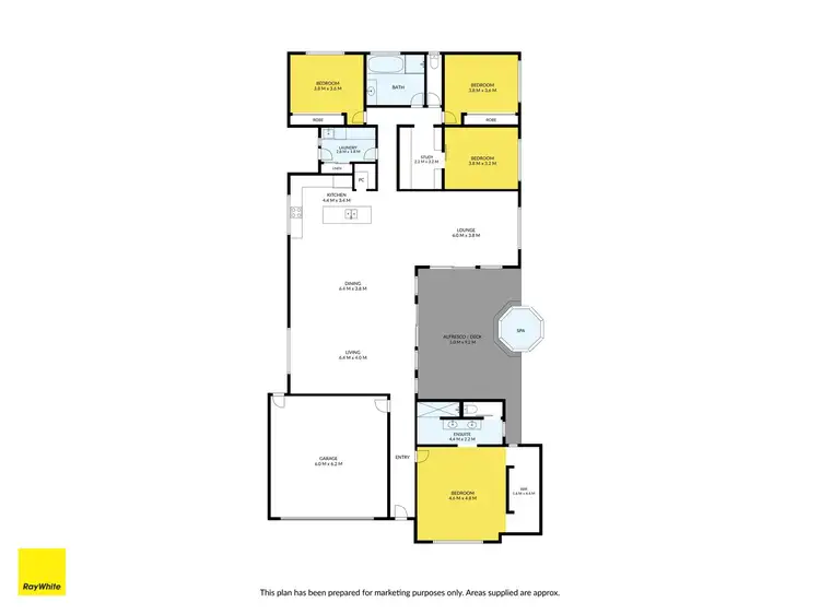 Floorplan of Homely house listing, 8 Forrest Street, Burnside Heights VIC 3023