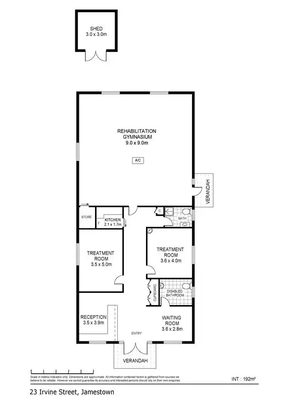 Floorplan of Homely other listing, 23 Irvine Street, Jamestown SA 5491