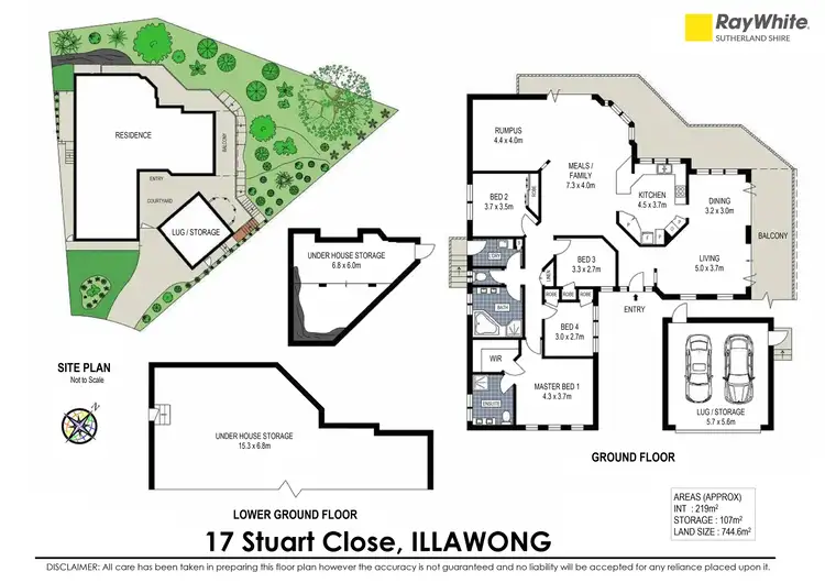 Floorplan of Homely house listing, 17 Stuart Close, Illawong NSW 2234
