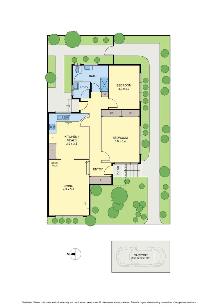 Floorplan of Homely unit listing, 1/114 Holmes Road, Moonee Ponds VIC 3039