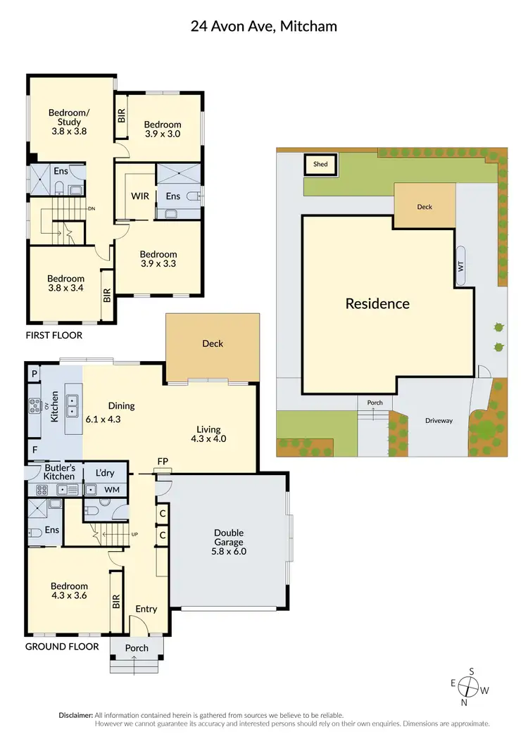 Floorplan of Homely house listing, 24 Avon Avenue, Mitcham VIC 3132