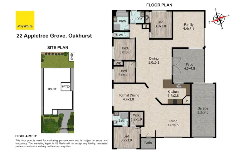 Floorplan of Homely house listing, 22 Appletree Grove, Oakhurst NSW 2761