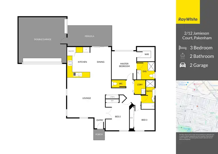 Floorplan of Homely townhouse listing, 2/12 Jamieson Court, Pakenham VIC 3810