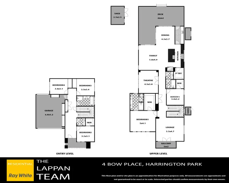 Floorplan of Homely house listing, 4 Bow Place, Harrington Park NSW 2567