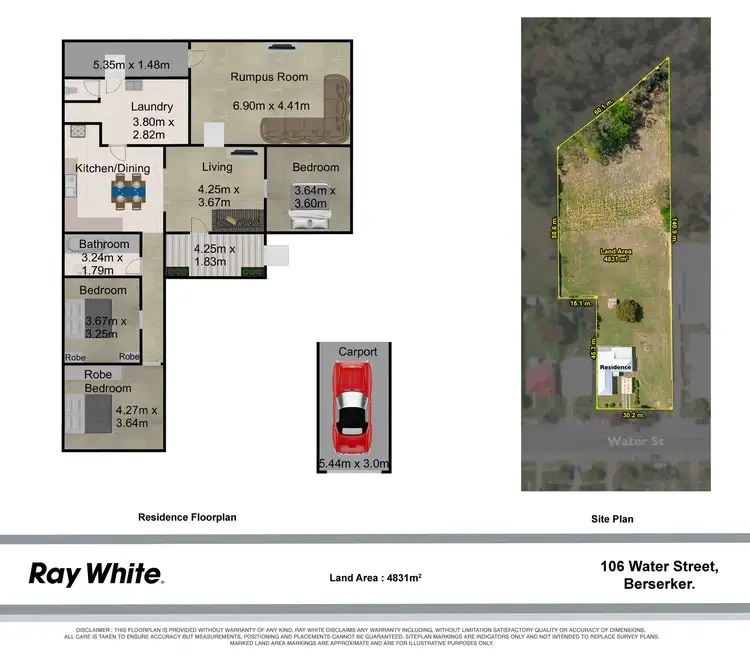 Floorplan of Homely house listing, 106 Water Street, Berserker QLD 4701
