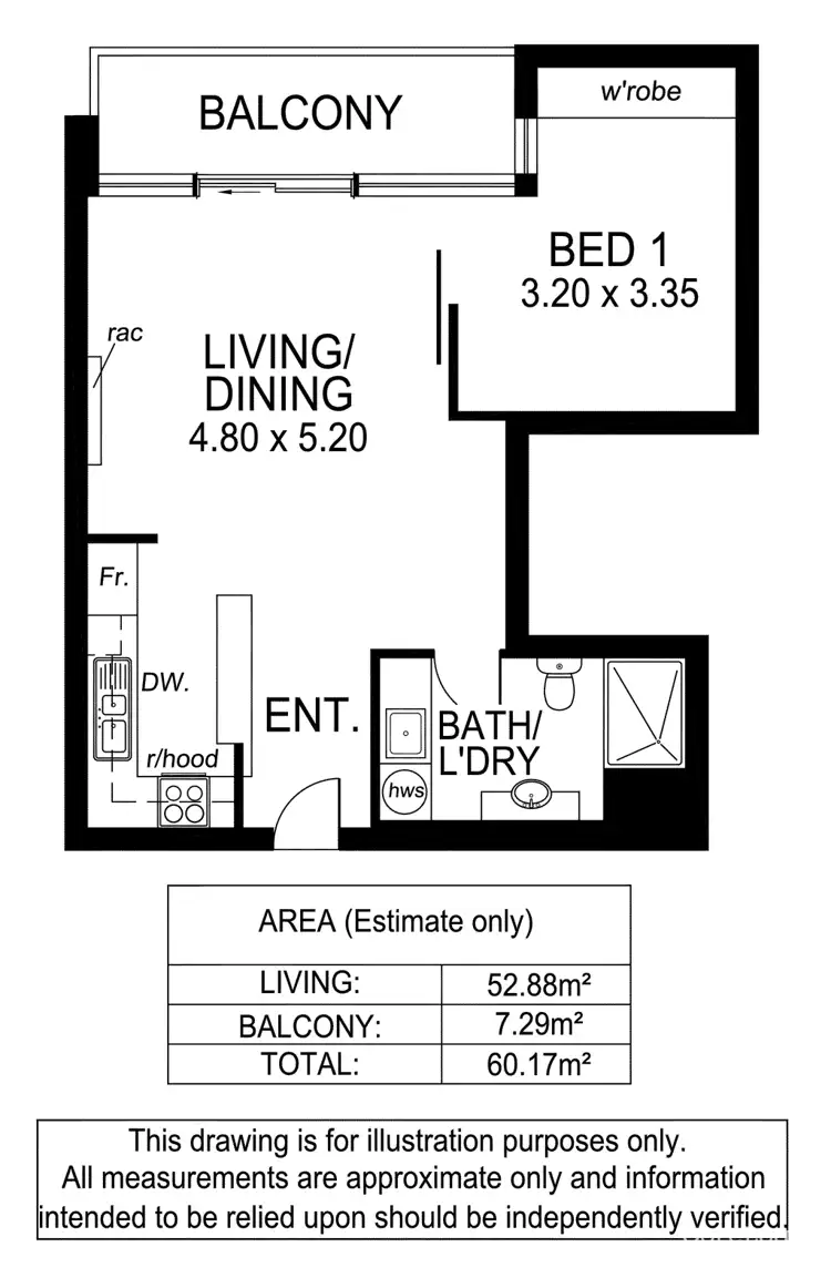 Floorplan of Homely apartment listing, 32/1 Chappell Drive, Glenelg SA 5045