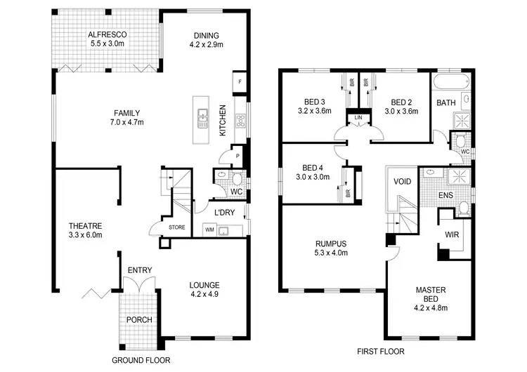 Floorplan of Homely house listing, 33 Hardwick Crescent, Derrimut VIC 3026