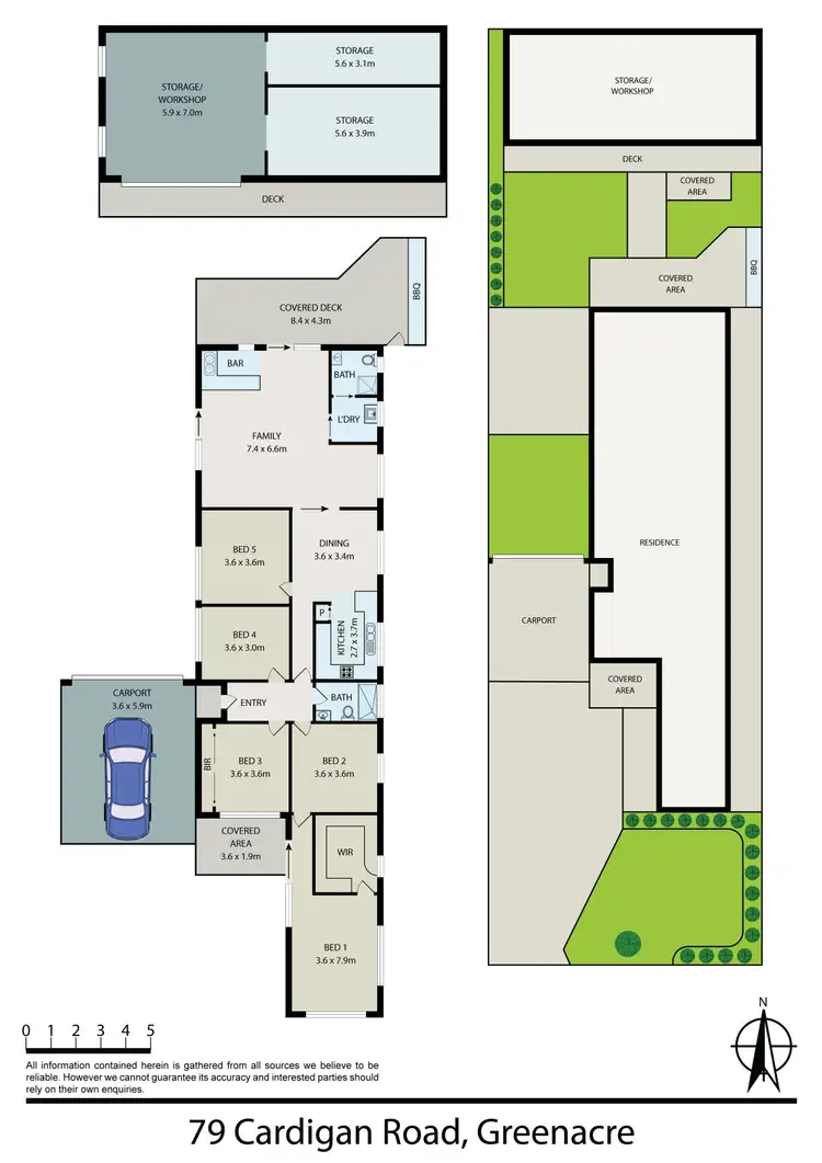 Floorplan of Homely house listing, 79 Cardigan Road, Greenacre NSW 2190