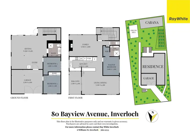 Floorplan of Homely house listing, 80 Bayview Avenue, Inverloch VIC 3996