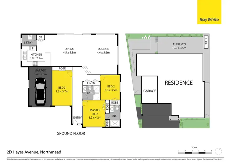 Floorplan of Homely house listing, 2D Hayes Avenue, Northmead NSW 2152