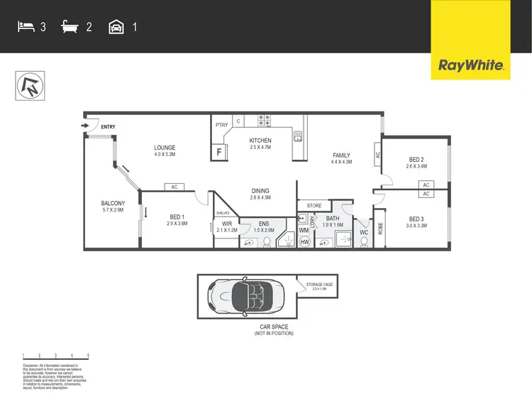 Floorplan of Homely unit listing, 38/112 Baldwin Drive, Kaleen ACT 2617