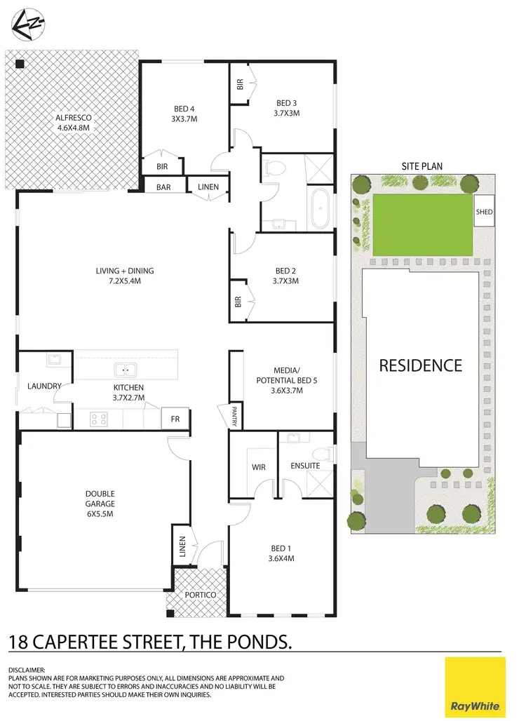 Floorplan of Homely house listing, 18 Capertee Street, The Ponds NSW 2769