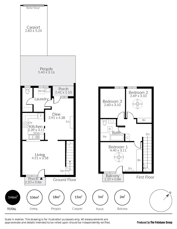 Floorplan of Homely townhouse listing, 2/2 Brookside Road, Darlington SA 5047