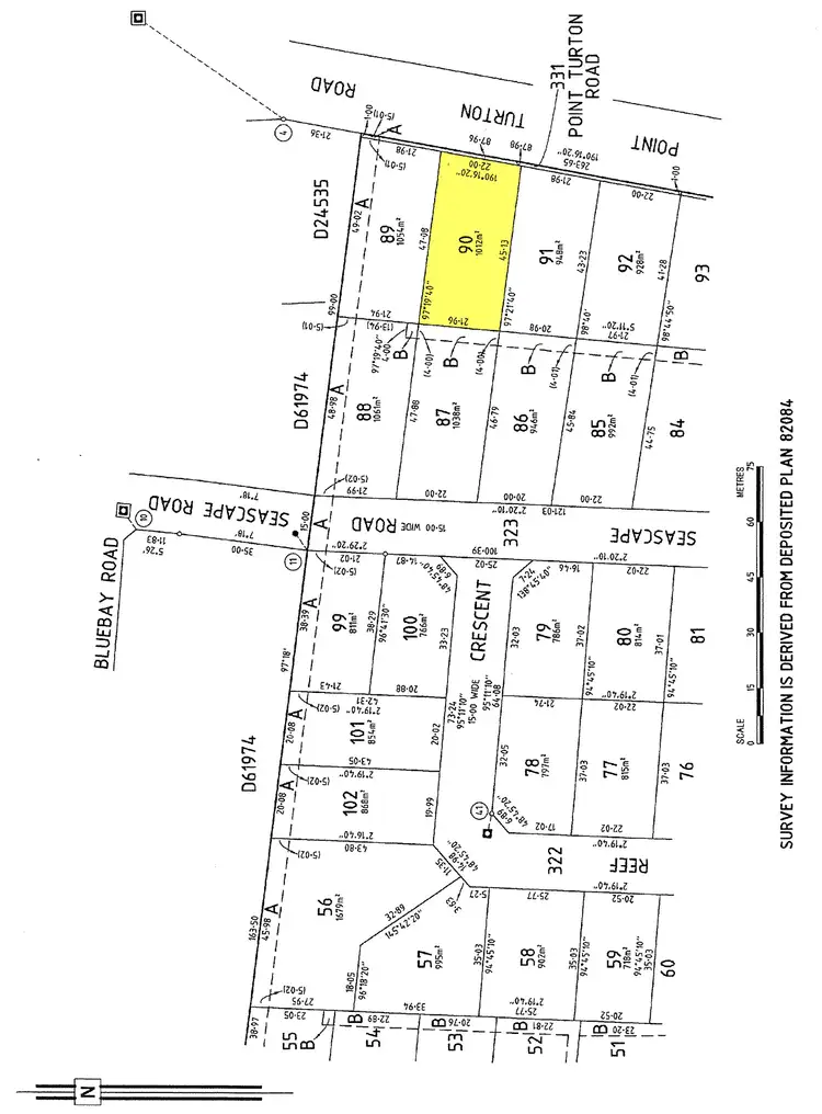 Floorplan of Homely land listing, 171 (Lot 90) Bayview Road, Point Turton SA 5575