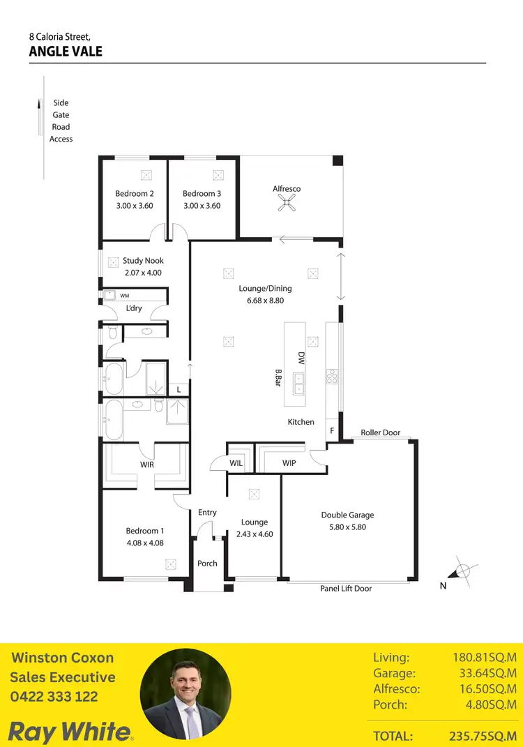 Floorplan of Homely house listing, 8 Caloria Street, Angle Vale SA 5117