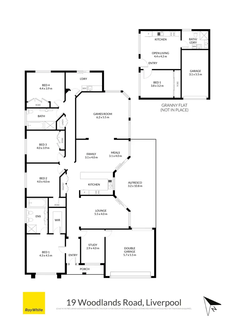 Floorplan of Homely house listing, 19 & 19A Woodlands Road, Liverpool NSW 2170