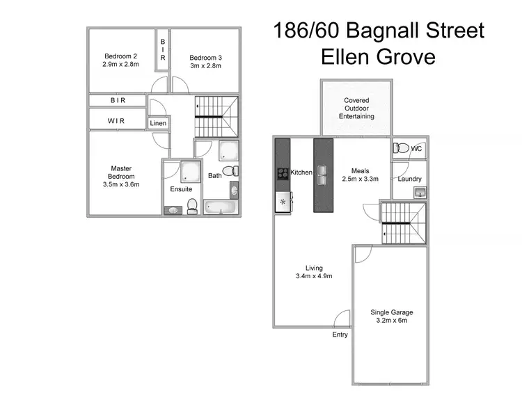 Floorplan of Homely house listing, 186/160 Bagnall Street, Ellen Grove QLD 4078