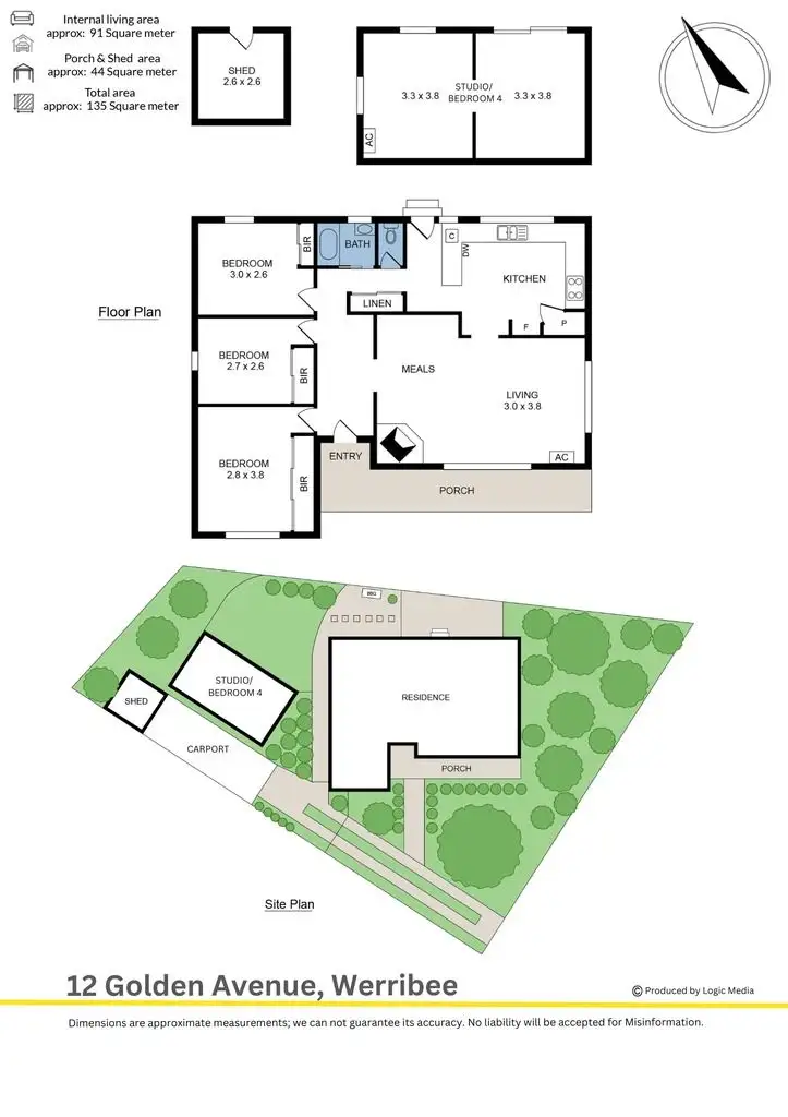 Floorplan of Homely house listing, 12 Golden Avenue, Werribee VIC 3030