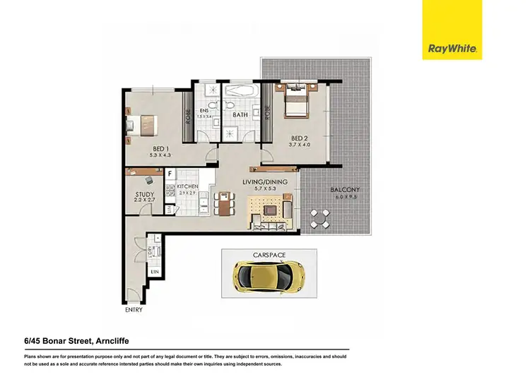 Floorplan of Homely apartment listing, 6/45 Bonar Street, Arncliffe NSW 2205