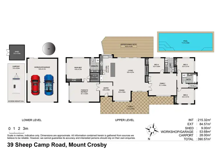 Floorplan of Homely rural property listing, 39 Sheep Camp Road, Mount Crosby QLD 4306