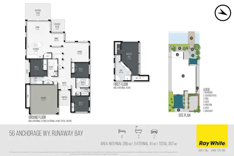 Floorplan of Homely house listing, 56 Anchorage Way, Runaway Bay QLD 4216