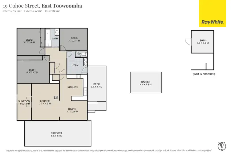 Floorplan of Homely house listing, 19 Cohoe Street, East Toowoomba QLD 4350