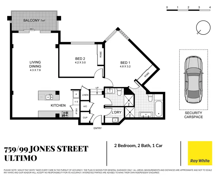Floorplan of Homely apartment listing, 759/99 Jones Street, Ultimo NSW 2007