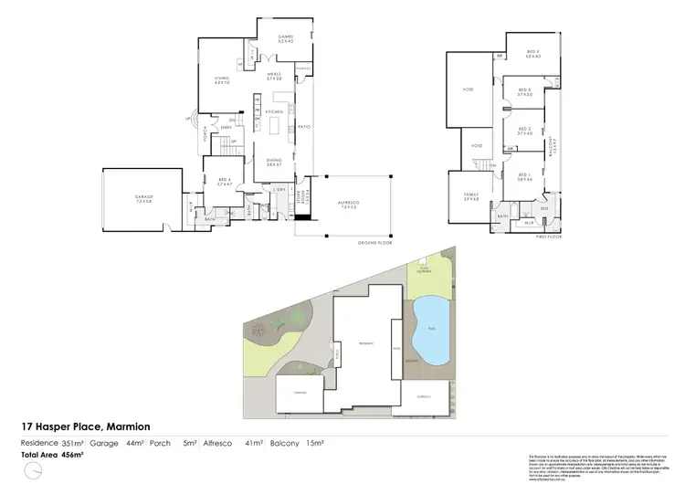 Floorplan of Homely house listing, 17 Hasper Place, Marmion WA 6020