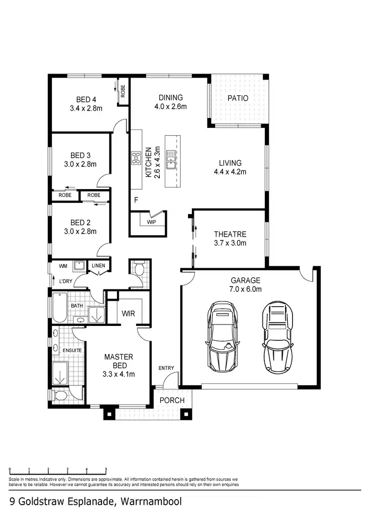 Floorplan of Homely house listing, 9 Goldstraw Esplanade, Warrnambool VIC 3280