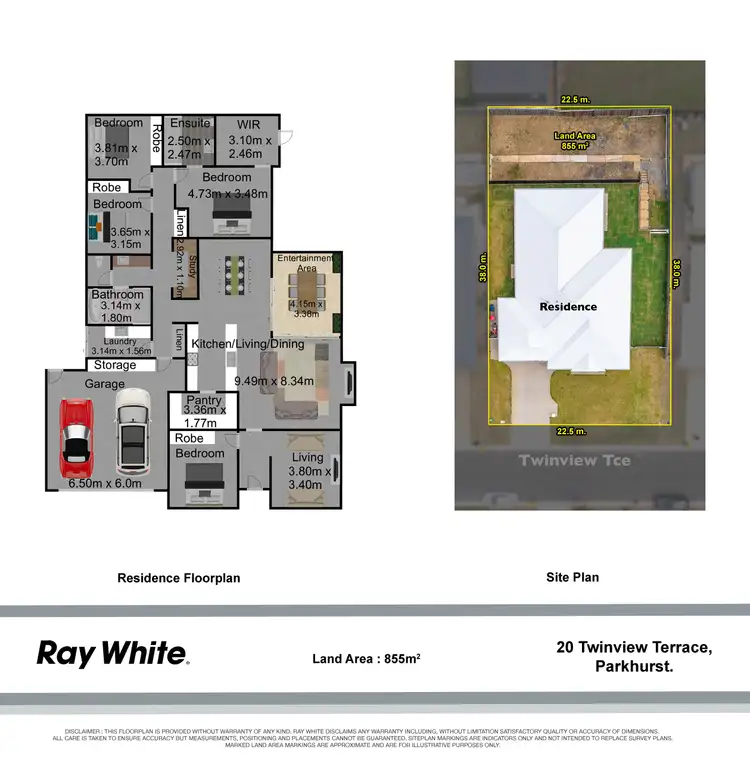 Floorplan of Homely house listing, 20 Twinview Terrace, Parkhurst QLD 4702