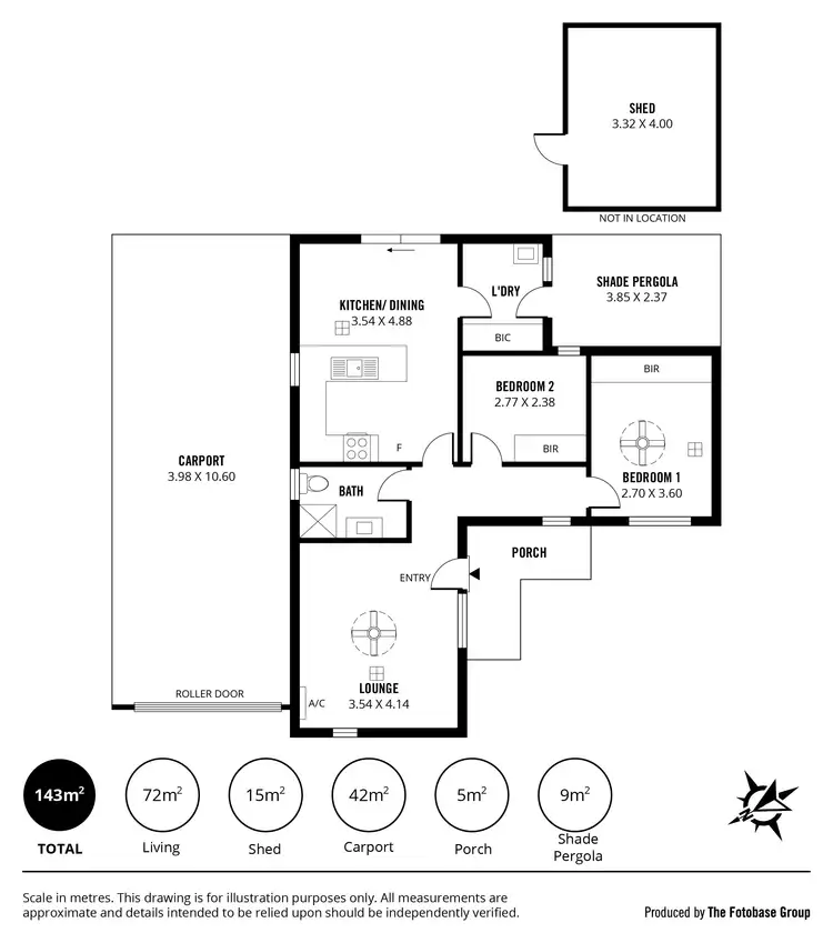 Floorplan of Homely house listing, 2 Mimosa Court, Largs North SA 5016