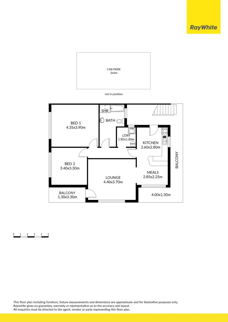 Floorplan of Homely unit listing, 5/102 Seaview Road, West Beach SA 5024
