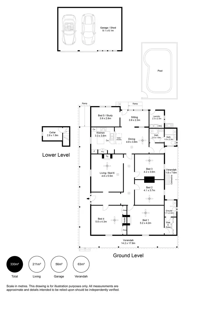 Floorplan of Homely house listing, 64 Hall Street, Semaphore SA 5019