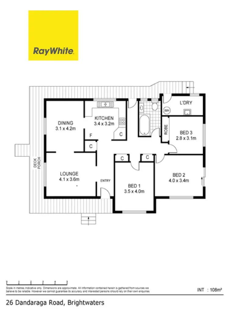 Floorplan of Homely house listing, 26 Dandaraga Road, Brightwaters NSW 2264