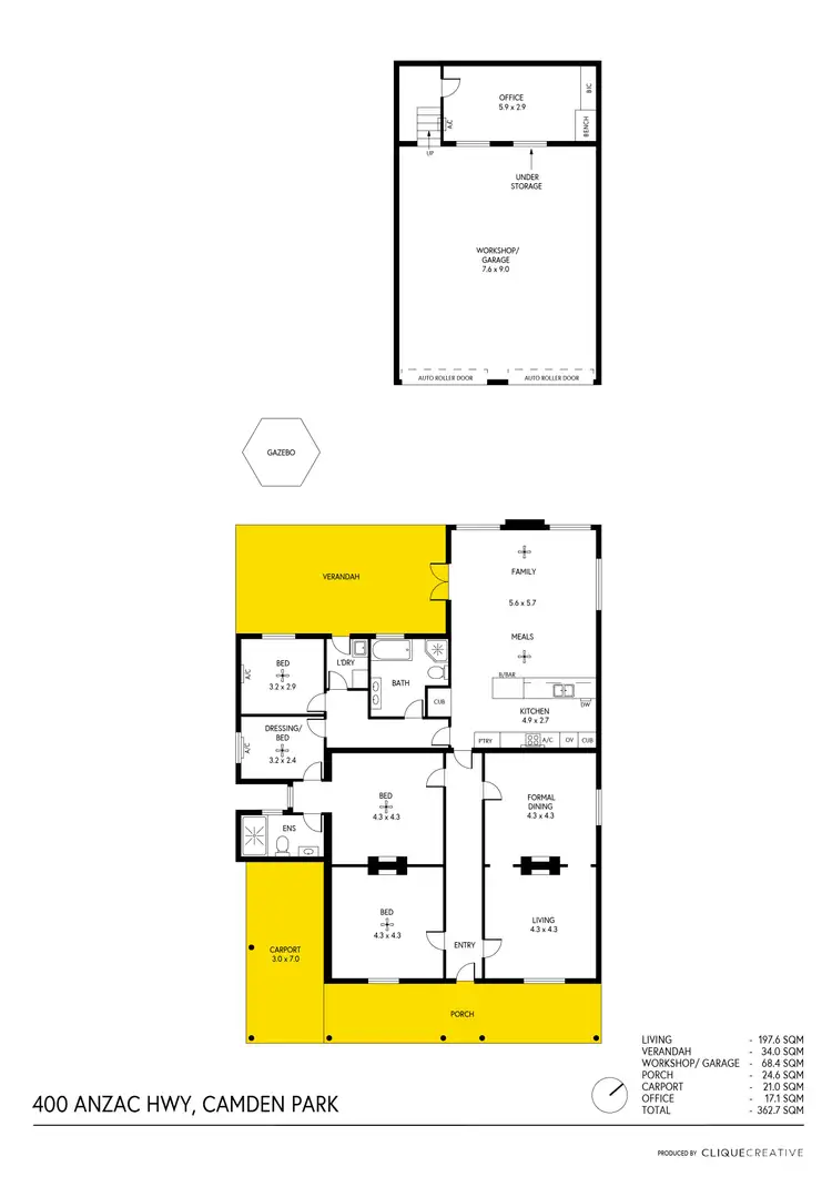 Floorplan of Homely house listing, 400 Anzac Highway, Camden Park SA 5038