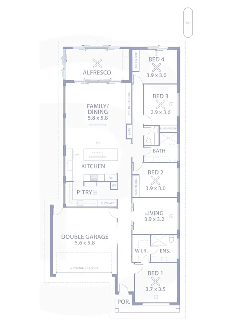 Floorplan of Homely house listing, 12 Bronco Crescent, Mount Barker SA 5251
