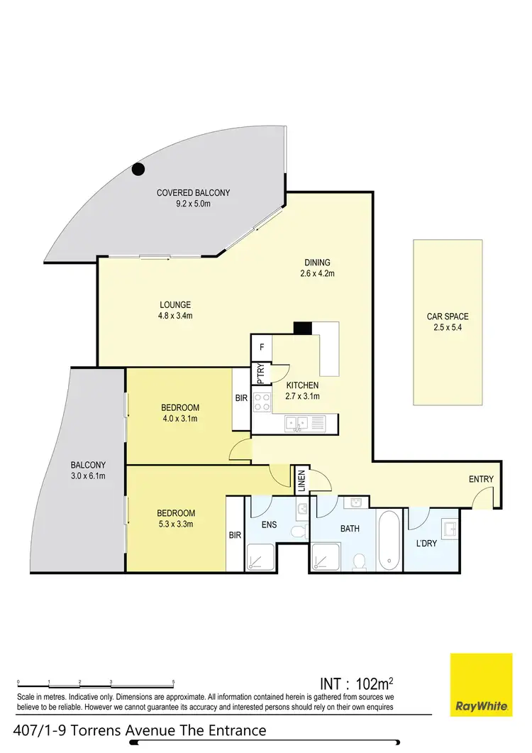 Floorplan of Homely unit listing, 407/1-9 Torrens Avenue, The Entrance NSW 2261