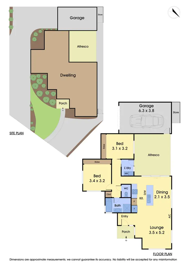 Floorplan of Homely unit listing, 1/8 Stirling Court, Epping VIC 3076