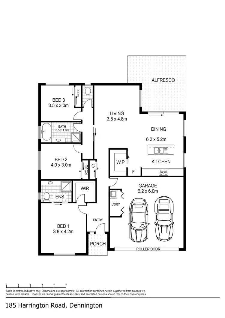 Floorplan of Homely house listing, 185 Harrington Road, Warrnambool VIC 3280